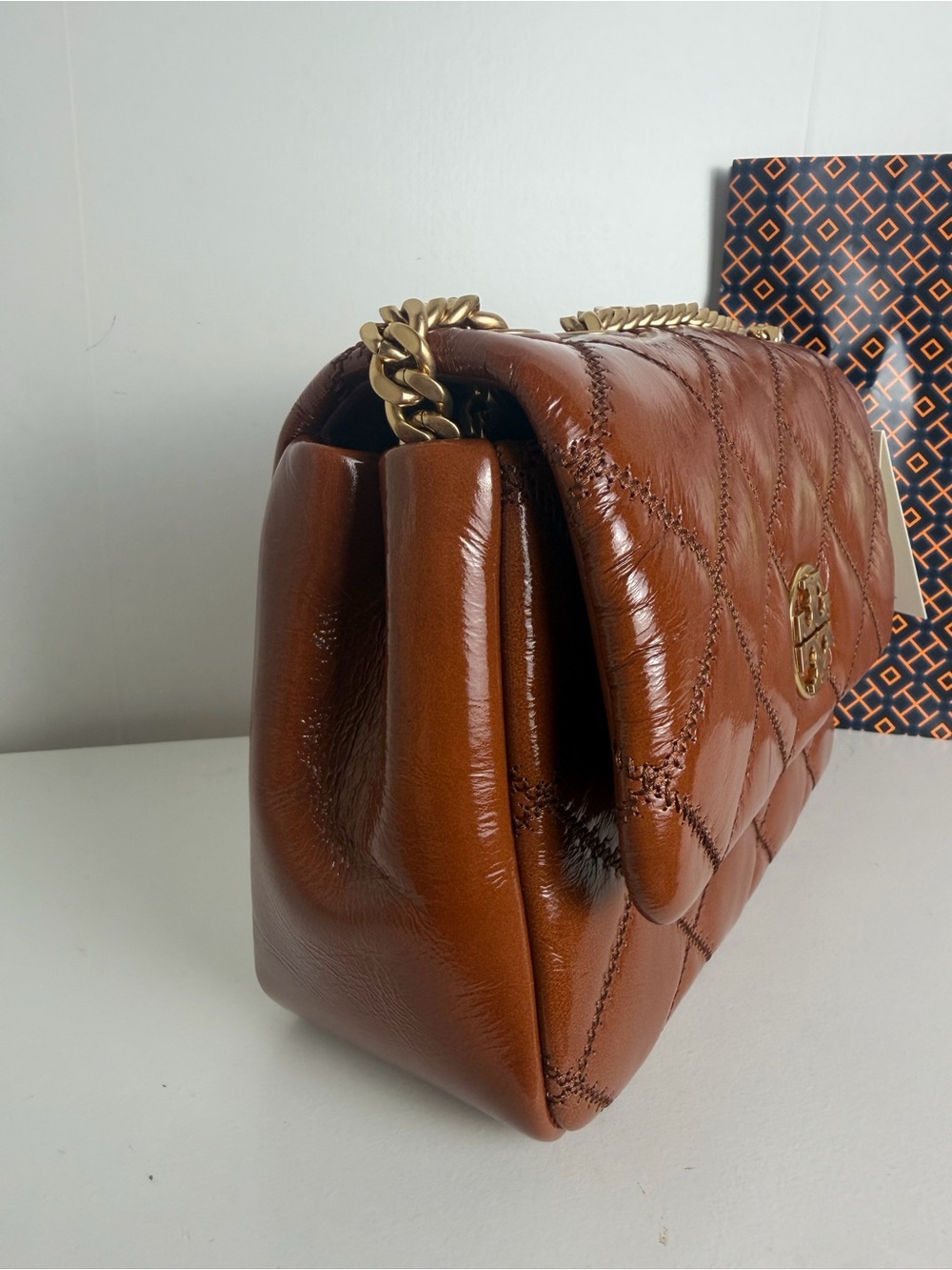 NWT Tory Burch Willa Shine Small Shoulder Bag - Picture 5 of 15